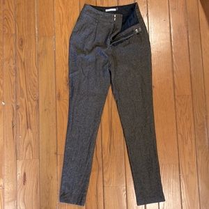 Alice & Olivia wool high waisted pants
